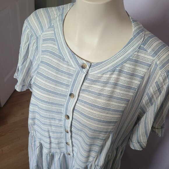 Torrid Striped Swing Dress - Picture 2 of 4